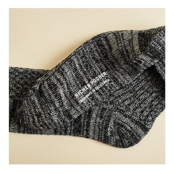 Richer Poorer Reina Ribbed Over The Knee OTK Textured Socks Heather Grey - Picture 6 of 11